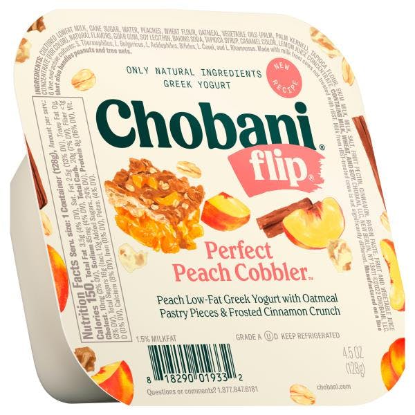Is it Vegan? Chobani Flip Perfect Peach Cobbler