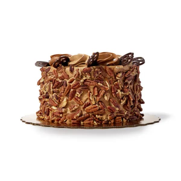 Caramel Pecan Crunch Cake