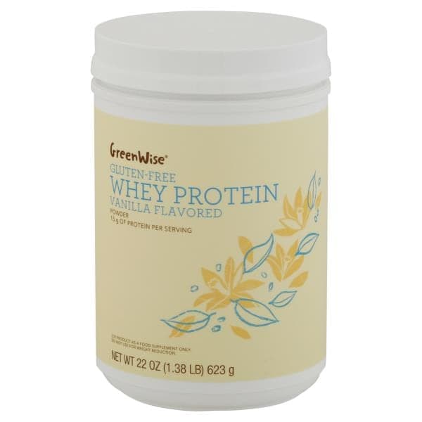 Greenwise Whey Protein, Gluten-Free, Vanilla Flavored