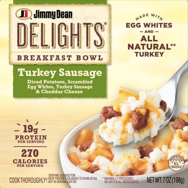 Is it Candida Diet Friendly? Jimmy Dean Delights Turkey Sausage Breakfast Bowl