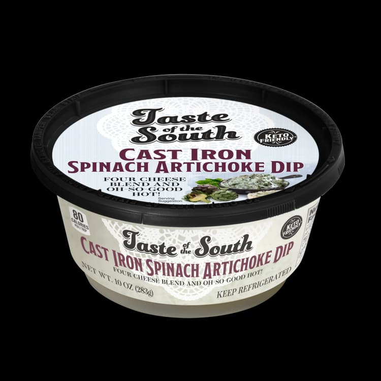 Taste Of The South Cast Iron Spinach Artichoke Dip