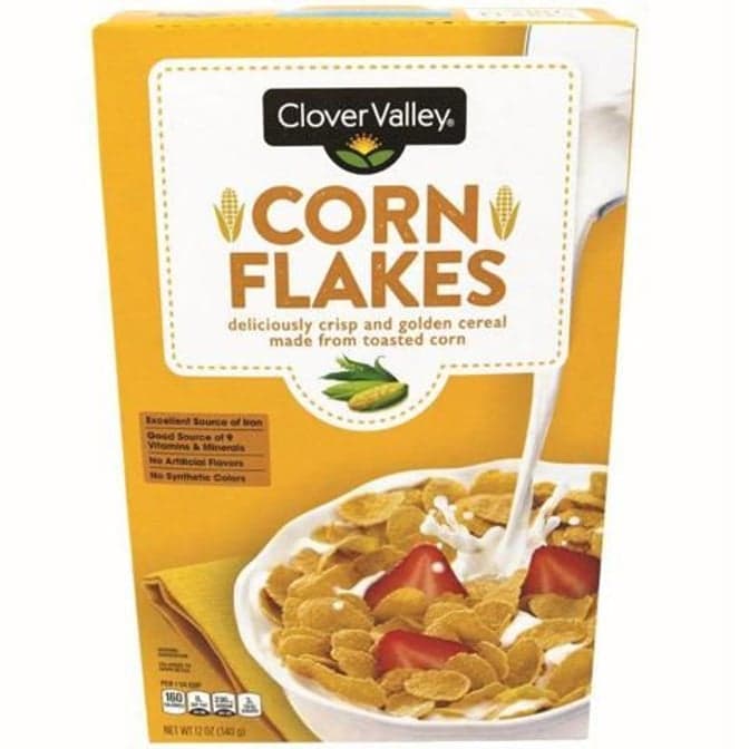 Clover Valley Corn Flakes