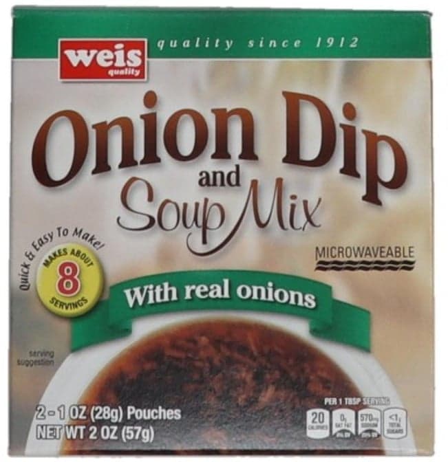 Weis Quality, Onion Dip And Soup Mix With Real Onions