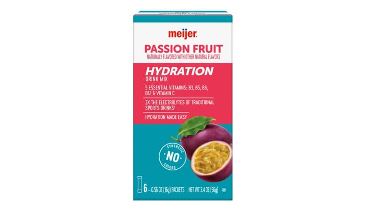 Meijer Passion Fruit Hydration Drink Mix