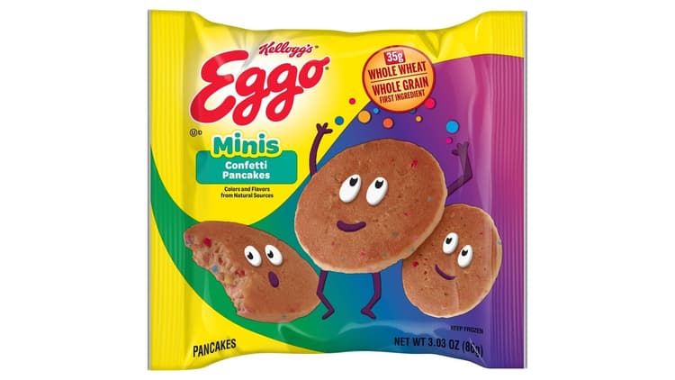 Kellog'S Eggo Minis Confetti Pancakes