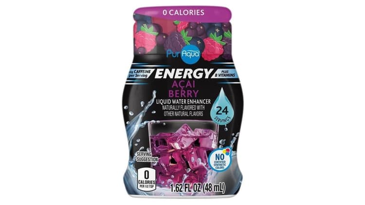 Puraqua Energy Acai Berry Liquid Water Enhancer