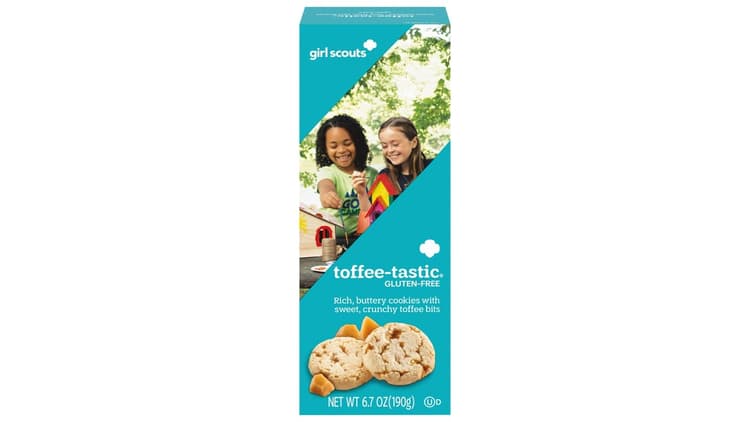 Girl Scouts Toffee-Tastic Gluten-Ree Cookies