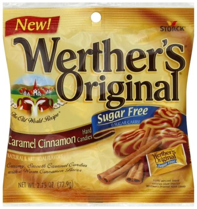 Werthers Caramel Cinnamon Sugar Free