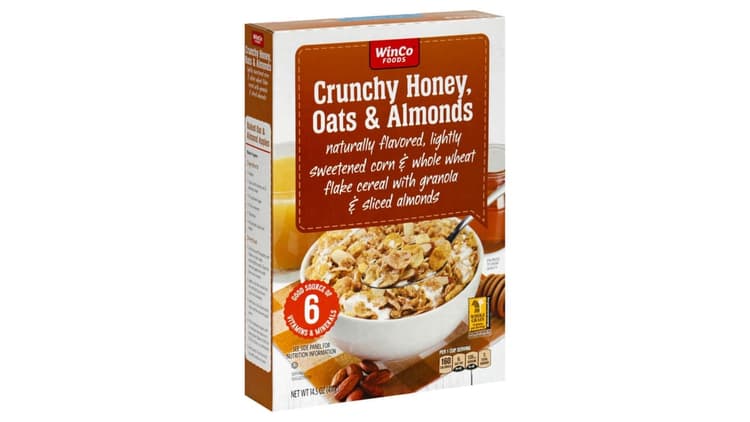 Winco Foods Crunchy Honey, Oats & Almonds