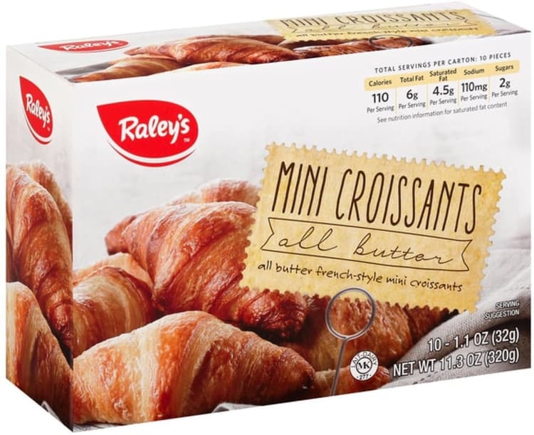 Raley'S Mini All Butter Croissants