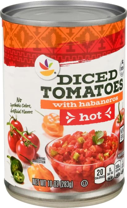 Our Brand Diced Tomatoes With Habaneros Hot