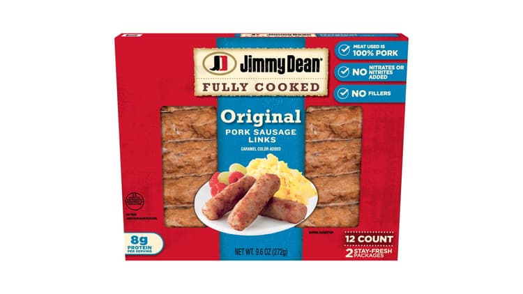 Jimmy Dean Pork Sausage Links, Original, Fully Cooked