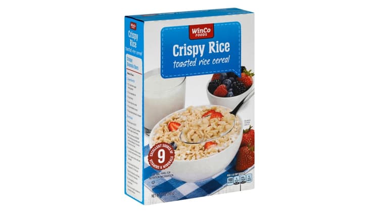 Winco Foods Crispy Rice Toasted Rice Cereal