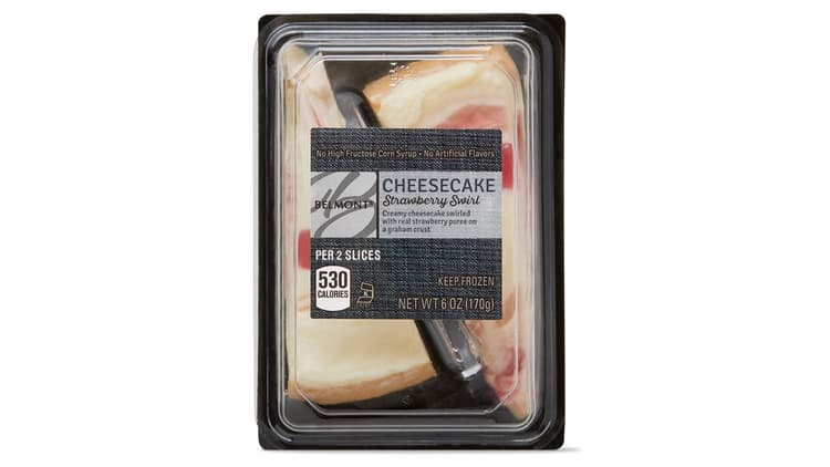 Belmont Strawberry Swirl Cheesecake