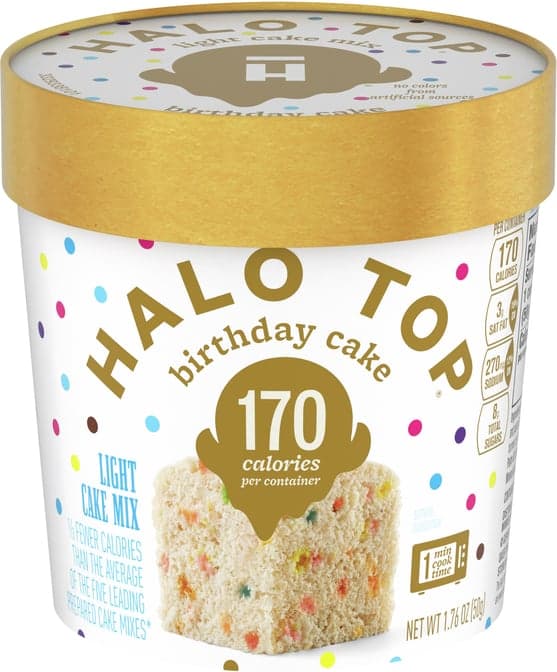 Halo Top Birthday Cake Light Cake Mix