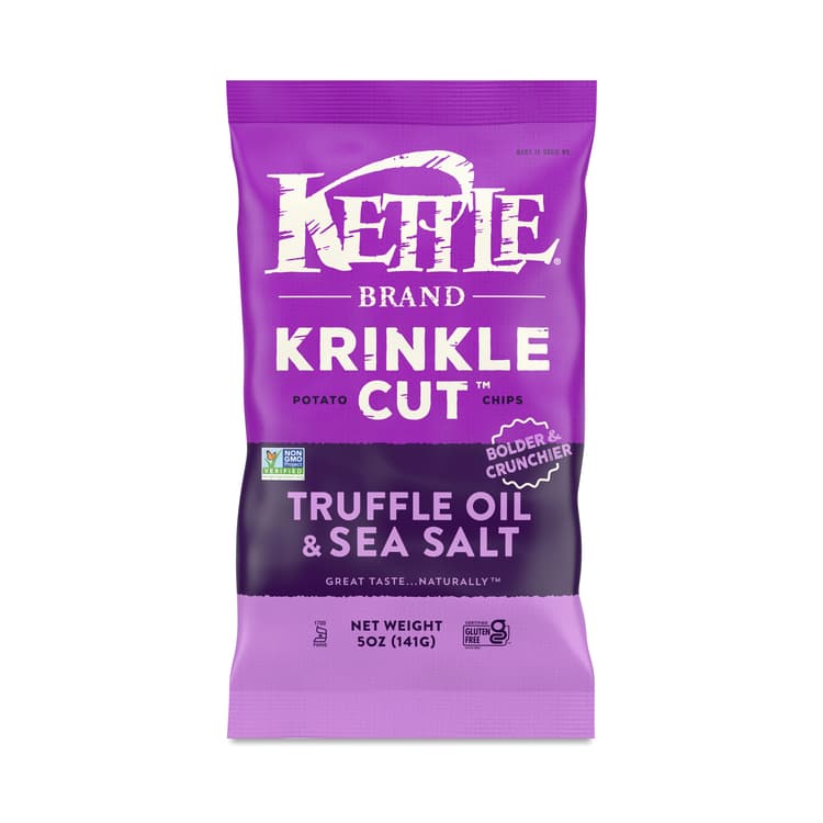 Kettle Brand Krinkle Cut Potato Chips, Truffle & Sea Salt
