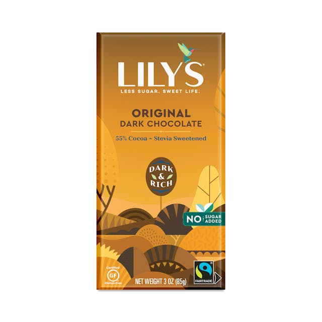 Is it Corn Free? Lily's Sweets Dark Chocolate Bar, Original