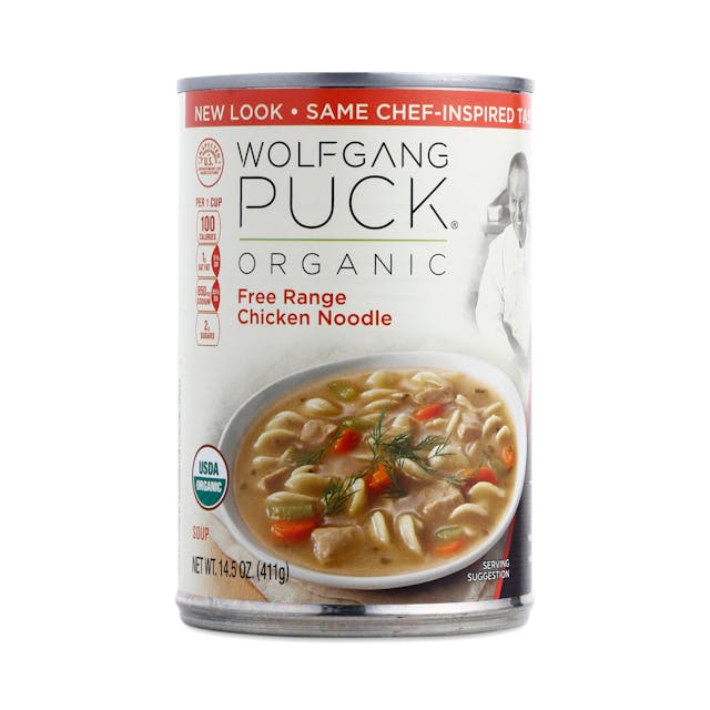 Is it Fish Free? Wolfgang Puck Organic, Free Range Chicken Noodle Soup