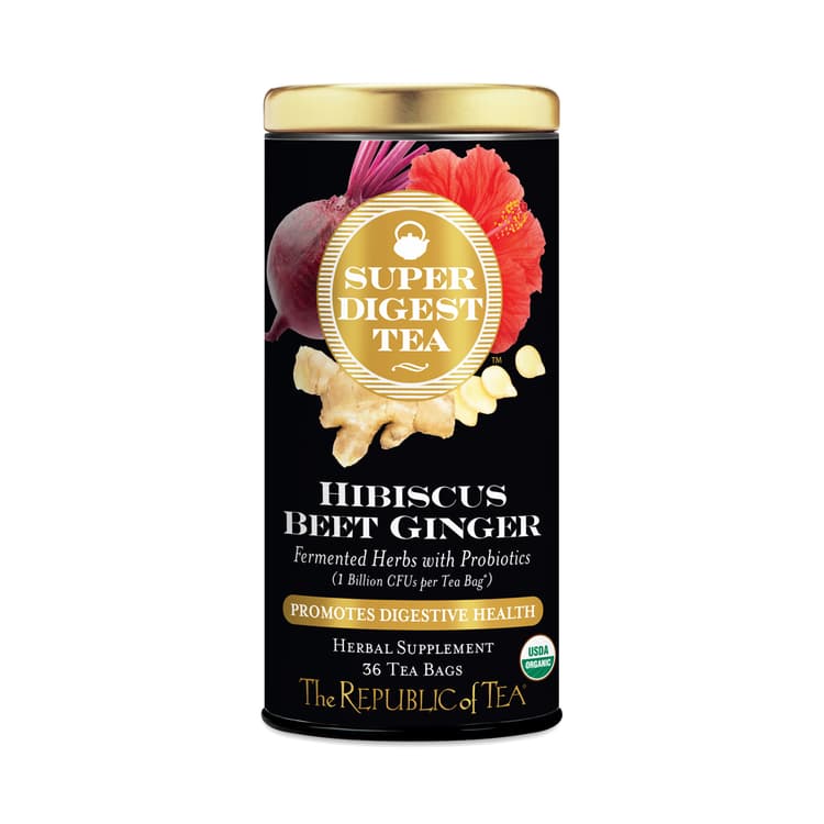 The Republic Of Tea Organic Superdigest Hibiscus Beet Ginger Tea