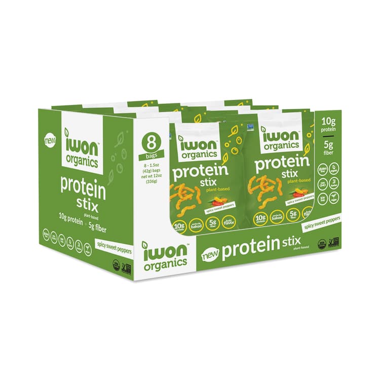 Organic Protein Stix, Spicy Sweet Peppers