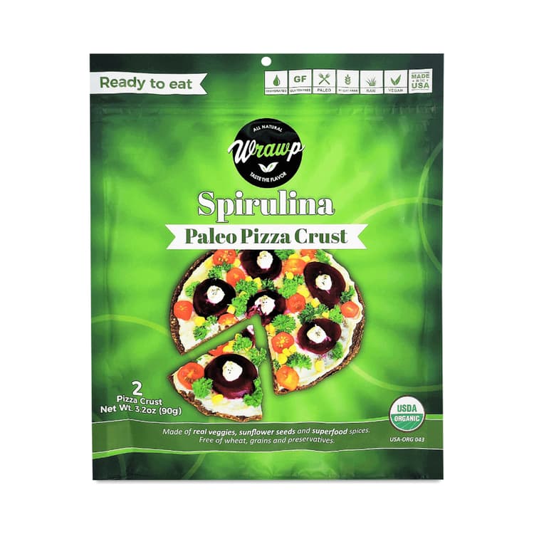 Spirulina Gluten-Free Pizza Crust
