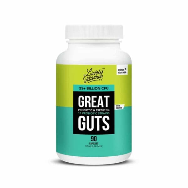 Lively Vitamin Co Great Guts 25+ Billion Cfu Probiotic & Prebiotic