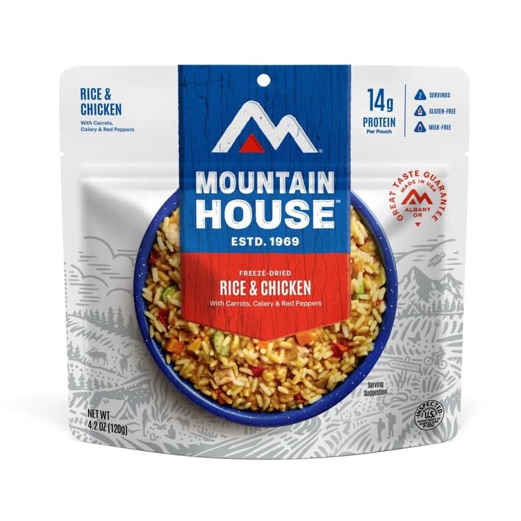Mountain House Adventure Meals Rice & Chicken