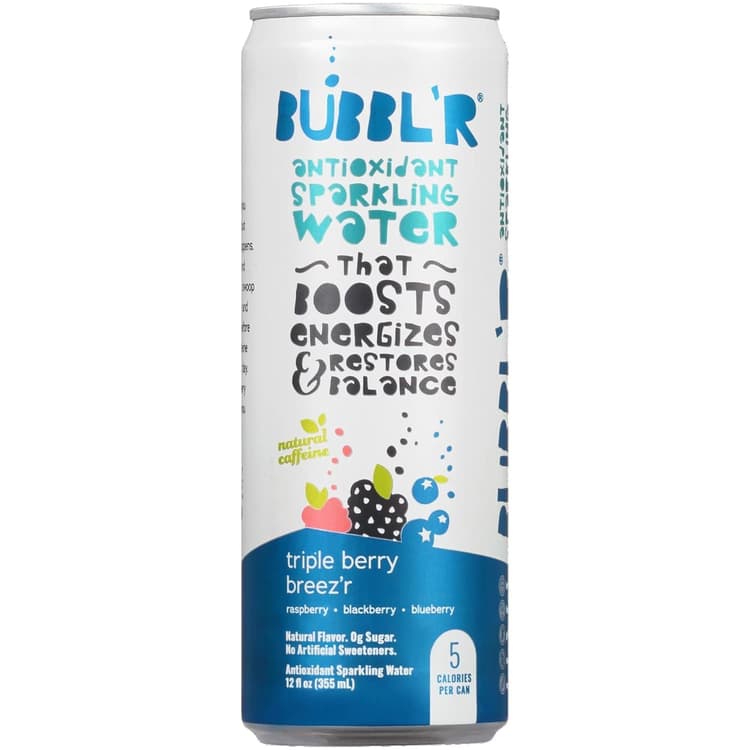 Bubbl'r Triple Berry Breez'r Sparkling Water
