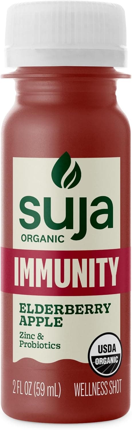 Suja Organic Immunity Elderberry Shot With Zinc And Probiotics