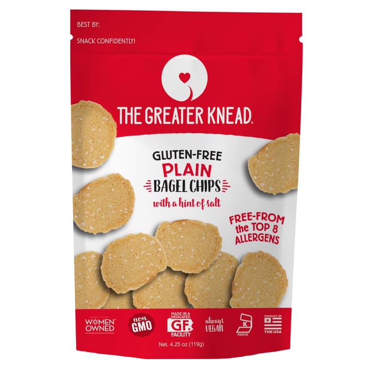 The Greater Knead Bagel Chips Plain