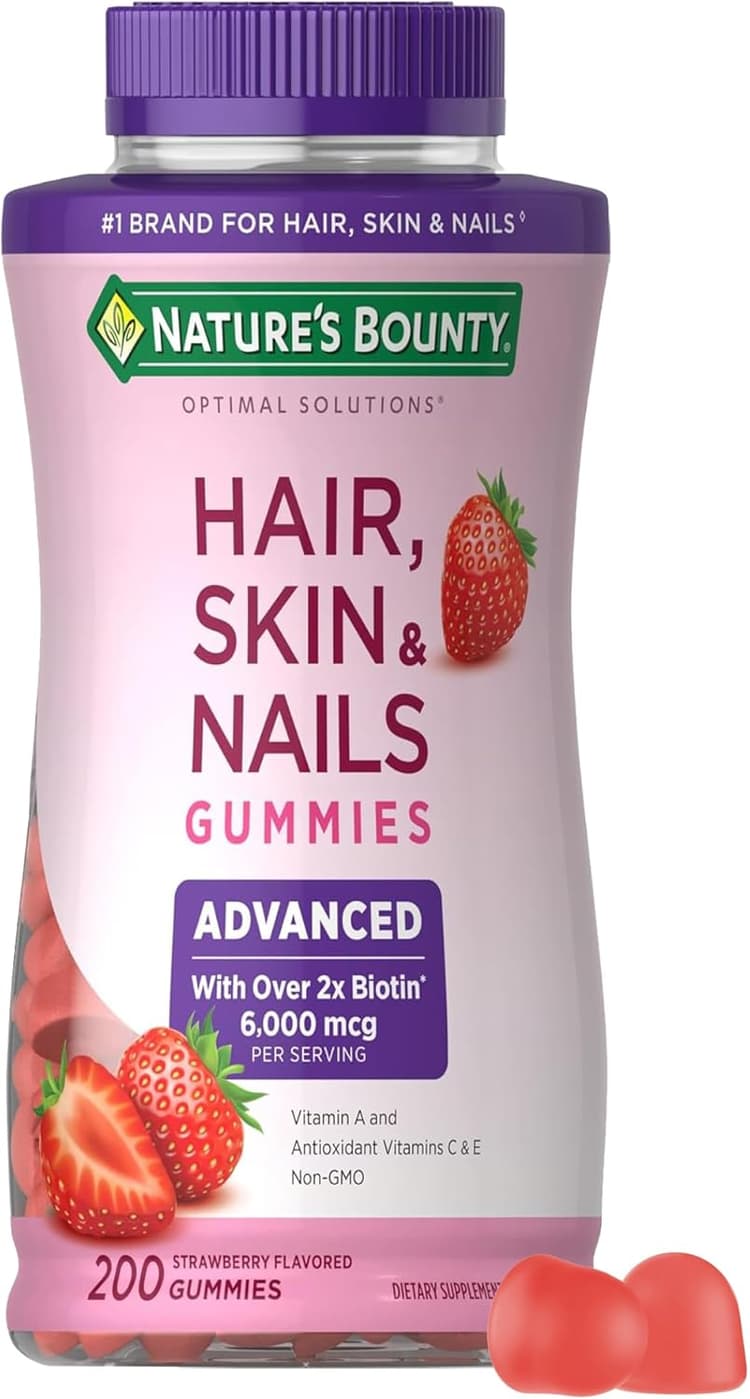 Nature'S Bounty Hair, Skin & Nails Gummies Advanced, 200 Gummies