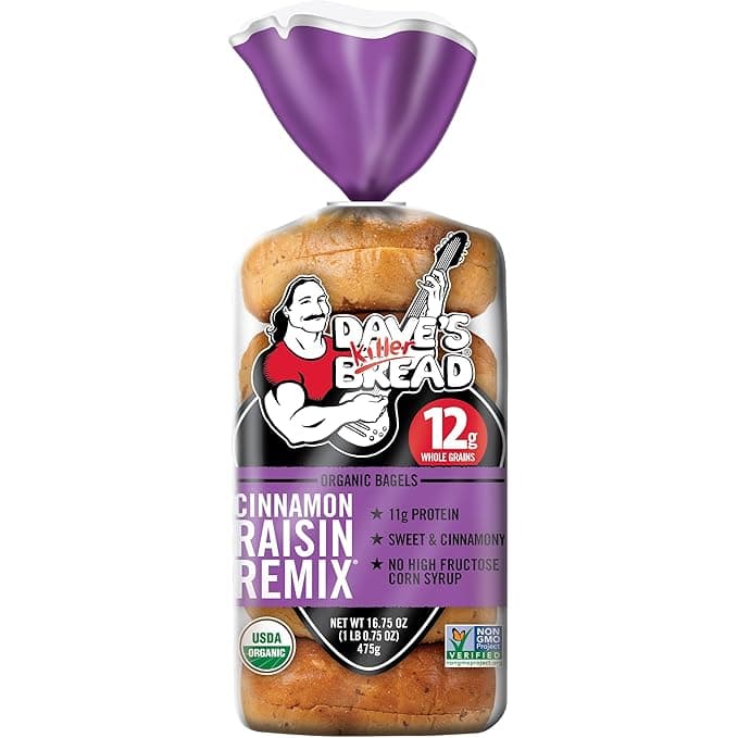Dave's Killer Bread Organic Cinnamon Raisin Remix Bagel