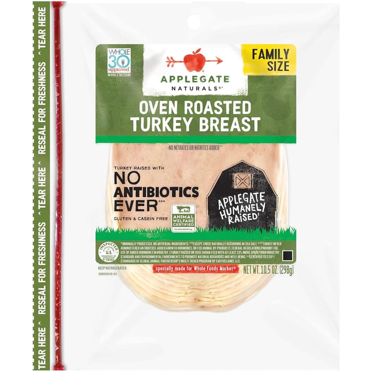 Applegate, Natural Oven Roasted Turkey Breast Family Size