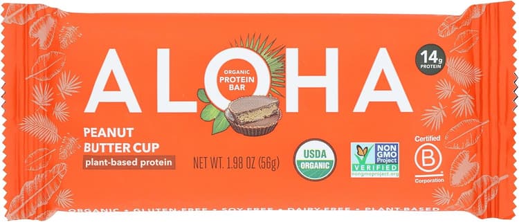 Aloha Peanut Buttercup Organic Protein Bar