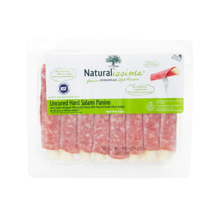 Naturalissima Uncured Panino Hard Salami
