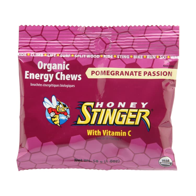 Honey Stinger Organic Pomegranate Passion Energy Chews