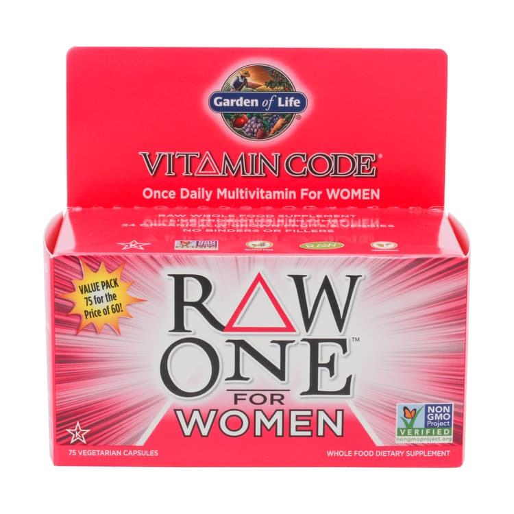 Garden Of Life Vitamin Code Raw One For Women Vegan Capsules