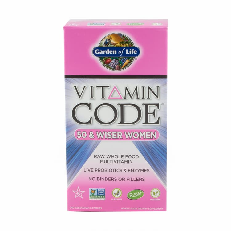 Garden Of Life Vitamin Code 50 And Wiser, 240 Capsules