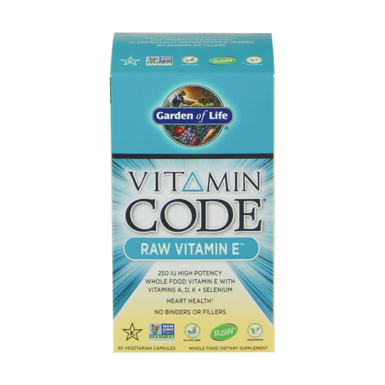 Garden Of Life Vitamin Code Raw Vitamin E With Vitamins A, D & K + Selenium