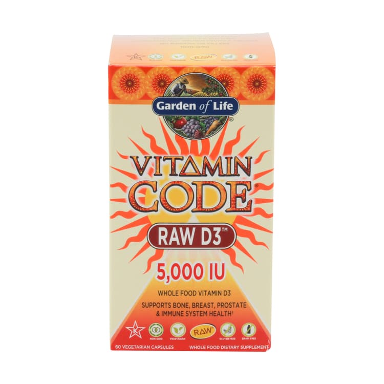 Garden Of Life Vitamin Code Raw D3 5,000 Iu