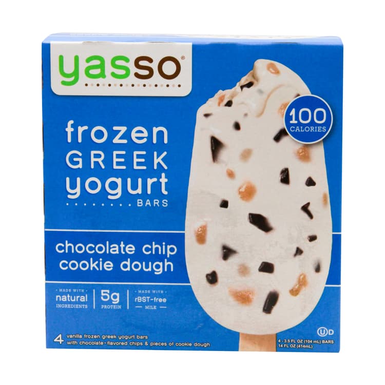 Chocolate Chip Cookie Dough Greek Yogurt Bars