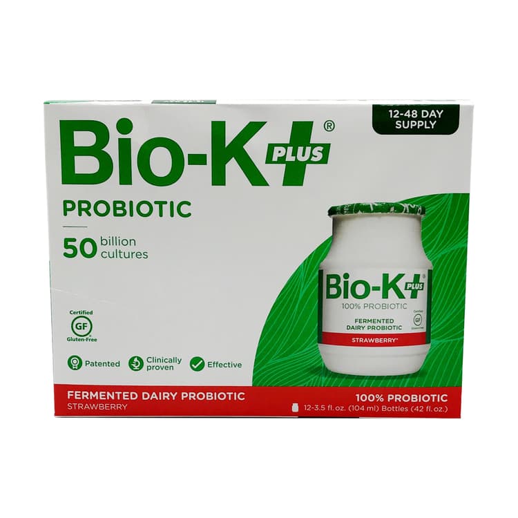 Bio-K Plus Strawberry Fermented Dairy Probiotic