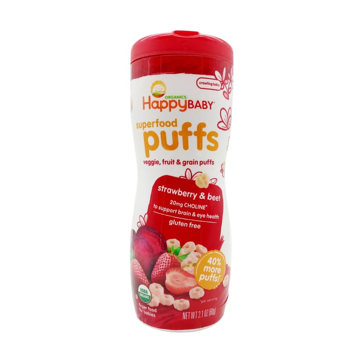 Strawberry & Beet Superfood Puffs