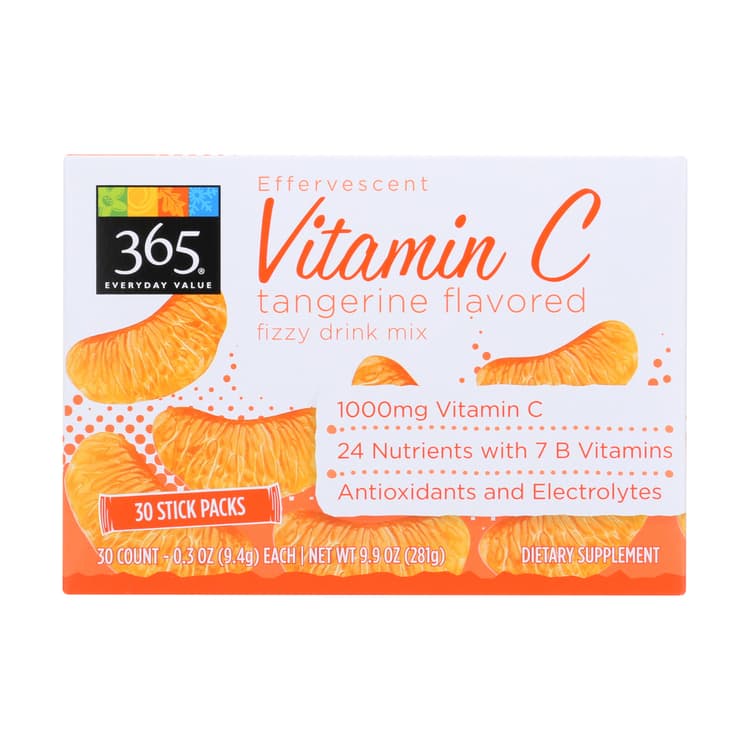 Tangerine Effervescent Vitamin C Drink Mix