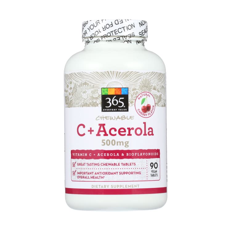 C + Acerola Chewable Cherry Flavor