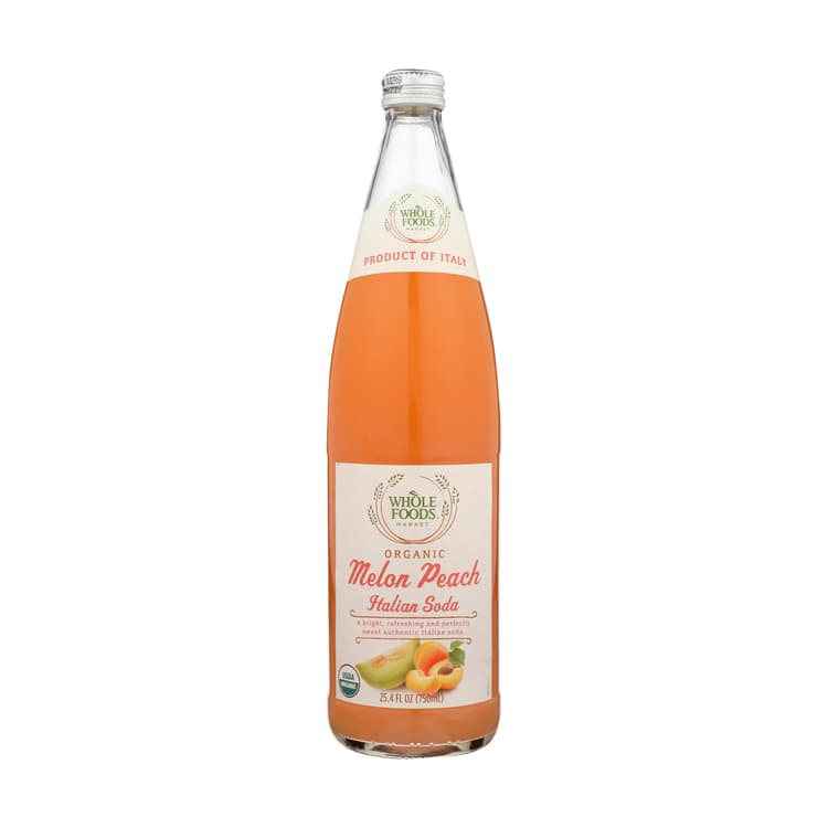 Organic Melon Peach Italian Soda