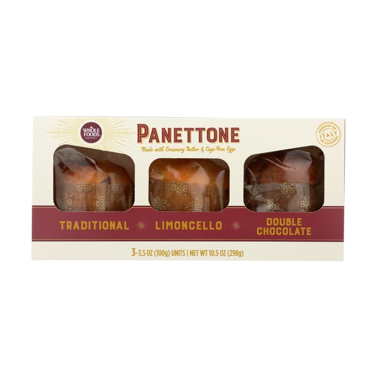 Traditional Limoncello Double Chocolate Panettone