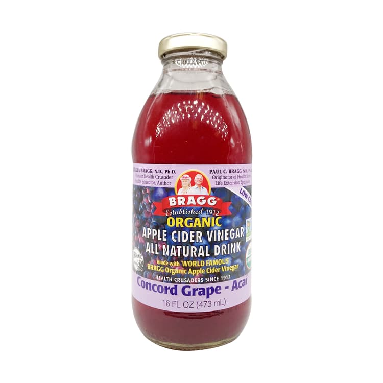 Organic Concord Grape-Acai Apple Cider Vinegar Drink