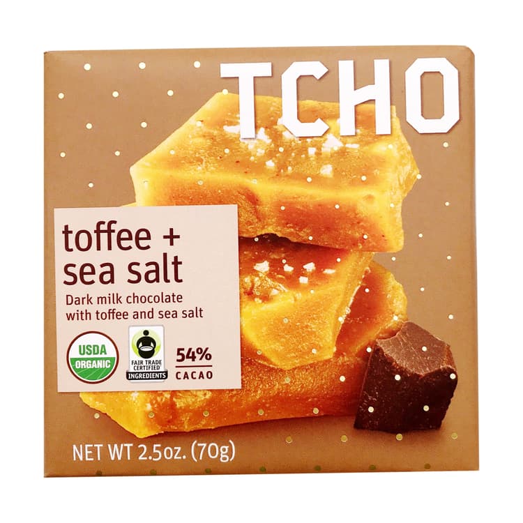 Organic Milk Chocolate Toffee And Sea Salt