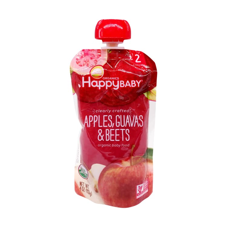 Happy Baby Stage 2: Clearly Crafted Apples, Guavas & Beets